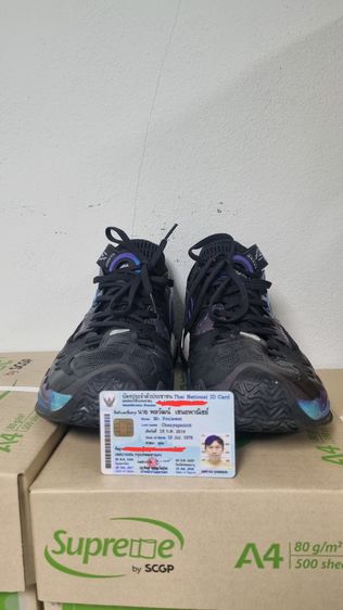รองเท้าบาสเกตบอล อื่นๆ ผู้ชาย ดำ รองเท้าบาส ANTA Shock Wave 5