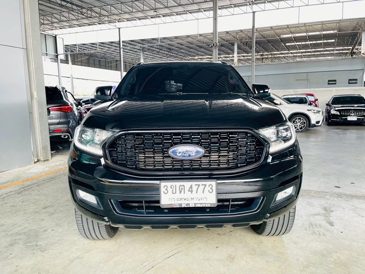 Ford Everest 2022 2.0 Titanium Sport Utility-car ดีเซล เกียร์อัตโนมัติ ดำ รูปที่ 2