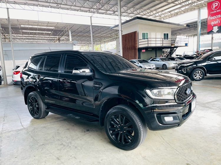 Ford Everest 2022 2.0 Titanium Sport Utility-car ดีเซล เกียร์อัตโนมัติ ดำ รูปที่ 3