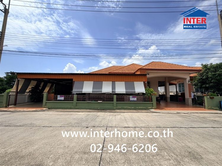 บ้านเดี่ยว 1 ชั้น 87.1 ตร.ว. หมู่บ้านฐานมั่นคง โครงการ 10 ซอยเอราวัณ8 ถนนคลองหลวง ถนนเอราวัณ1 คลองหลวง ปทุมธานี