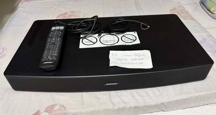 Bose TV 15 Serei IIสภาพสวยเดิม 95% ใหม่ อุปกรณ์ครบรีโมท สาlยไฟ สาย Optical ราคา 4,900 บาท พร้อมส่ง EMSโทร 0815444746 less
