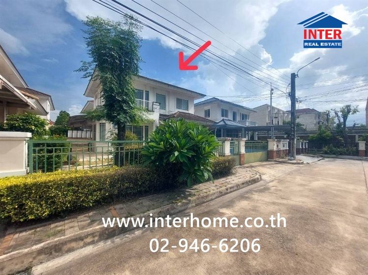 บ้านเดี่ยว 2 ชั้น 70.3 ตร.ว. หมู่บ้านมัณฑนา อ่อนนุช-วงแหวน ใกล้นิคมอุตสาหกรรมอัญธานี เจโมโปลิส ซอยสุขาภิบาล2 ซอย25 ถนนสุขาภิบาล2 เขตประเวศ 