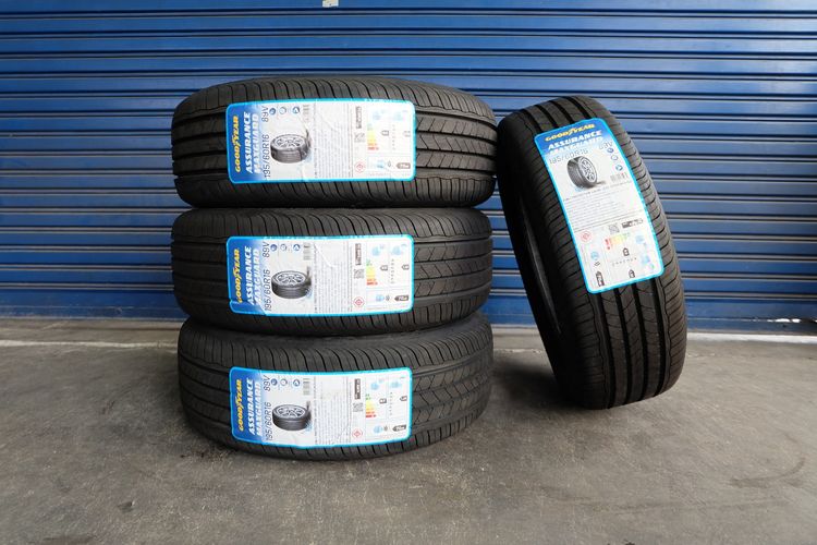 🚩 ยางใหม่ Goodyear รุ่น Assurance MaxGuard ขนาด 195 60R16 ปี25