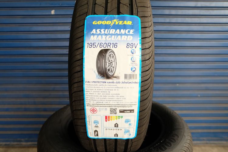 🚩 ยางใหม่ Goodyear รุ่น Assurance MaxGuard ขนาด 195 60R16 ปี25 รูปที่ 2