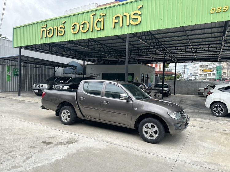 Mitsubishi Triton 2013 2.5 GLX Pickup ดีเซล ไม่ติดแก๊ส เกียร์ธรรมดา น้ำตาล