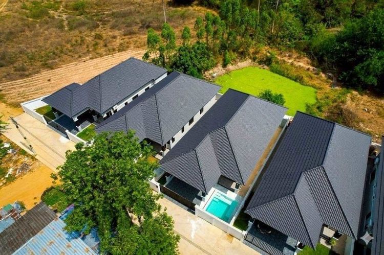 ตกแต่งครบ ขายบ้านเดี่ยวชั้นเดียว สร้างใหม่ สไตล์โมเดิร์น พร้อมสระว่ายน้ำส่วนตัว 3 ห้องนอน เฟอร์นิเจอร์ครบ พร้อมเข้าอยู่ ทำเลห้วยใหญ่ พัทยา