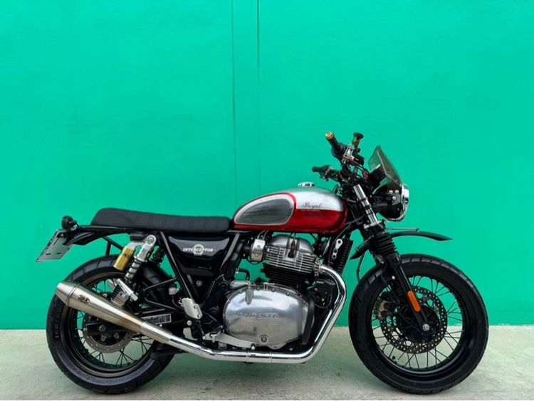 2021 Royal enfield interceptor 650 สีเทาแดง ปี20จด21 วิ่ง6,000 โล