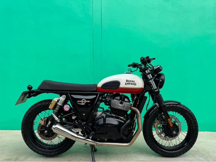 ☄️Royal enfield interceptor 650 สีแดง ขาว ปี2022  
