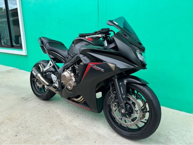 Honda CBR650F สีดำ ปี2017 วิ่ง20,000โล ไฟหน้า LED  รูปที่ 2