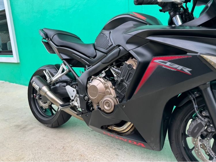 Honda CBR650F สีดำ ปี2017 วิ่ง20,000โล ไฟหน้า LED  รูปที่ 8