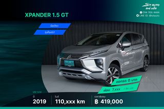 2019 Mitsubishi Xpander 1.5 GT AT เทา - มือเดียว รุ่นท็อป เบาะ3แถว 7ที่นั่ง พึ่งเช็คระยะ ประวัติครบ รถครอบครัว รถบ้าน เจ้าของขายเอง ฟรีดาวน์