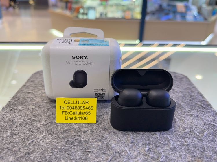  Sony WF-1000XM6 เพิ่งใช้ไม่กี่ครั้ง ประกันศูนย์ไทย6เดือนกว่า ครบกล่อง