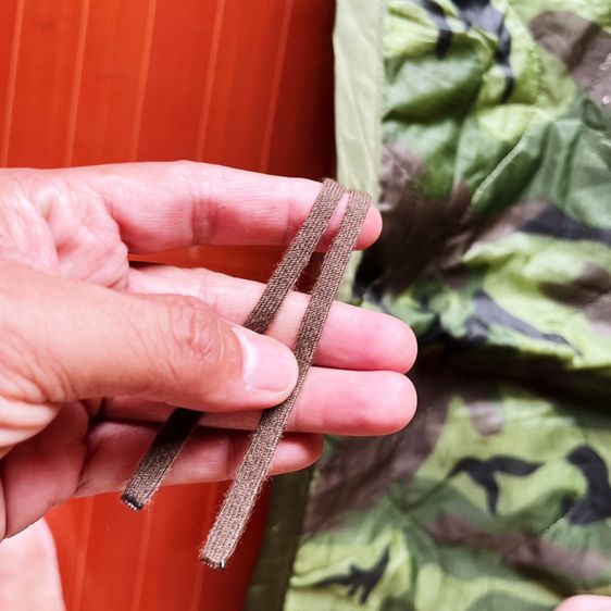 🇺🇲ผ้าห่มปันโจกองทัพอเมริกา 80s USA Wet Weather Poncho camouflage Liner ปี 1983 🇺🇲 งานกองทัพ Made in USA รูปที่ 7