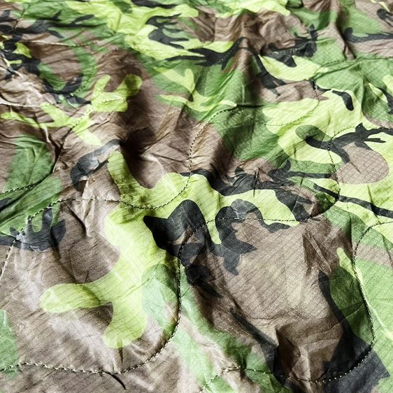 🇺🇲ผ้าห่มปันโจกองทัพอเมริกา 80s USA Wet Weather Poncho camouflage Liner ปี 1983 🇺🇲 งานกองทัพ Made in USA รูปที่ 6