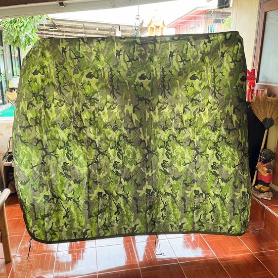 🇺🇲ผ้าห่มปันโจกองทัพอเมริกา 80s USA Wet Weather Poncho camouflage Liner ปี 1988 🇺🇲 งานกองทัพ Made in USA 🇺🇲 U.S.ARMY รูปที่ 8