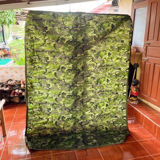🇺🇲ผ้าห่มปันโจกองทัพอเมริกา 80s USA Wet Weather Poncho camouflage Liner ปี 1988 🇺🇲 งานกองทัพ Made in USA 🇺🇲 U.S.ARMY รูปที่ 9