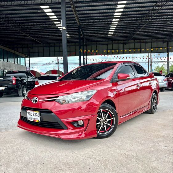 Toyota Vios 2013 1.5 J Sedan เบนซิน ไม่ติดแก๊ส เกียร์อัตโนมัติ แดง
