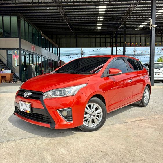 Toyota Yaris 2016 1.2 G Sedan เบนซิน ไม่ติดแก๊ส เกียร์อัตโนมัติ ส้ม