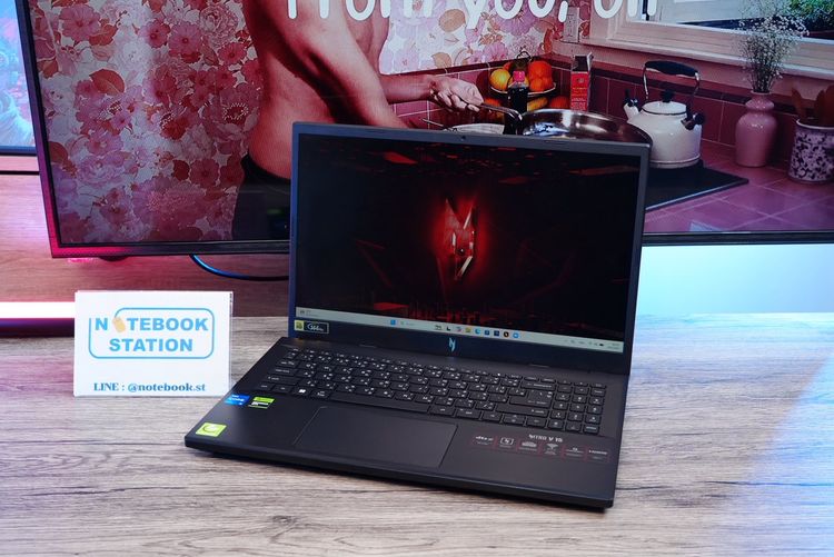 Acer Nitro V 15 i5-13420H Ram16 RTX2050(4GB) SSD512GB จอ15.6นิ้ว FHD 144Hz เกมมิ่งรุ่นใหม่ ดีไซน์ฝาหลังสุดเท่ มีประกันศูนย์2027 เครื่องพร้อม รูปที่ 3