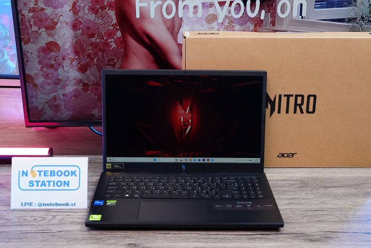 Acer Nitro V 15 i5-13420H Ram16 RTX2050(4GB) SSD512GB จอ15.6นิ้ว FHD 144Hz เกมมิ่งรุ่นใหม่ ดีไซน์ฝาหลังสุดเท่ มีประกันศูนย์2027 เครื่องพร้อม รูปที่ 2