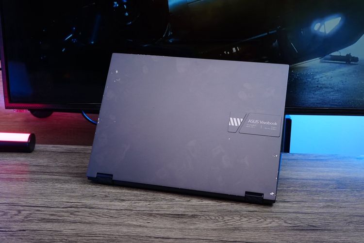 Asus Vivobook S 14 Flip OLED ทัชกรีนหมุนจอ360องศา Ryzen7-7730U Ram16 SSD512GB จอ14 2.8K OLED 90Hz จอภาพสวยคมชัดมาก ดีไซน์สวยทันสมัย ราคา 18, รูปที่ 8