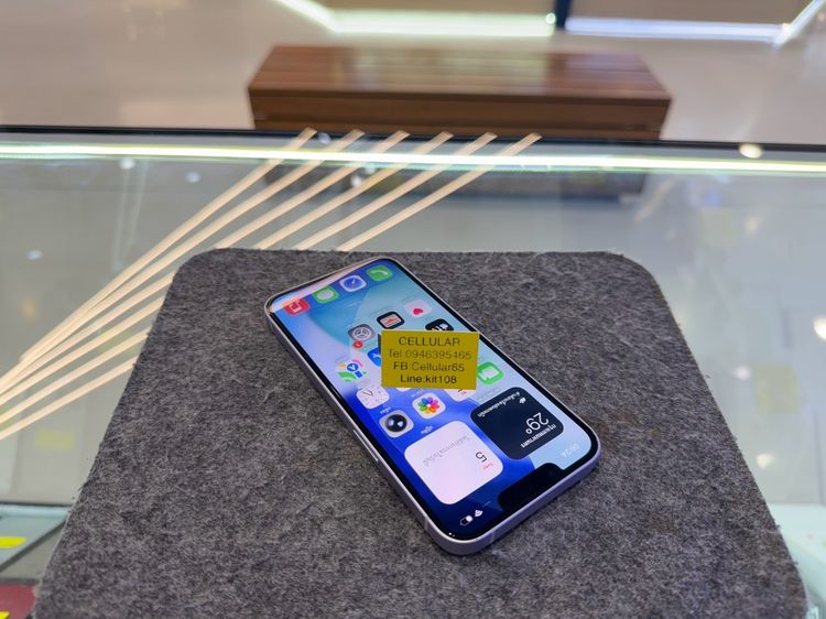 (ติดจอง)iPhone 14 128GB สีม่วง สภาพดี เครื่องไทย รูปที่ 3