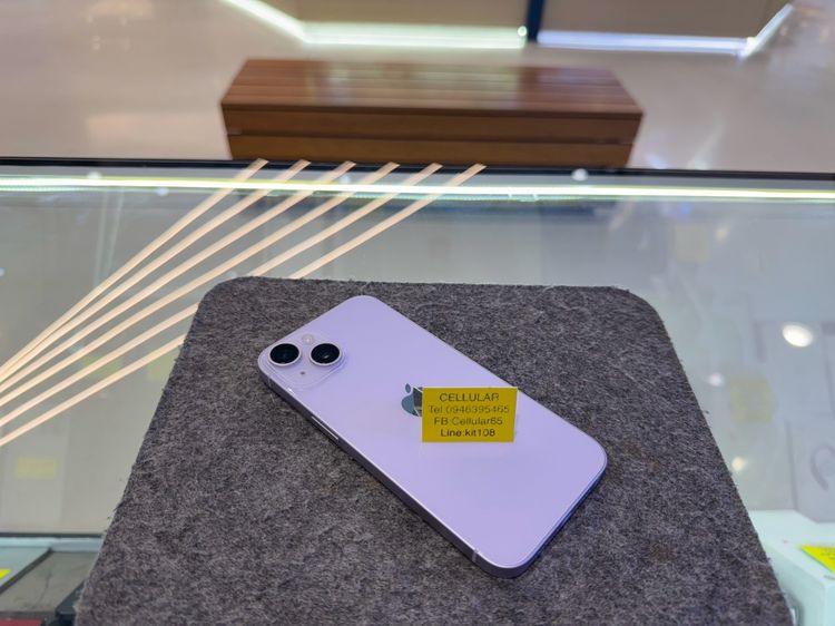 (ติดจอง)iPhone 14 128GB สีม่วง สภาพดี เครื่องไทย รูปที่ 9