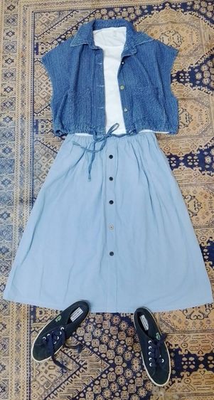เสื้อผ้าผู้หญิงตัวเล็ก เสื้อยูนิโคล่ ลินิน  เอี๊ยม รูปที่ 15