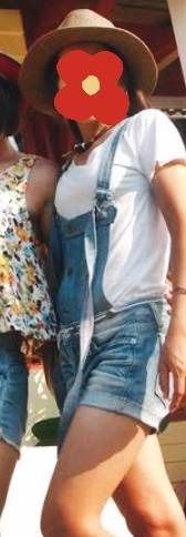 เสื้อผ้าผู้หญิงตัวเล็ก เสื้อยูนิโคล่ ลินิน  เอี๊ยม รูปที่ 3