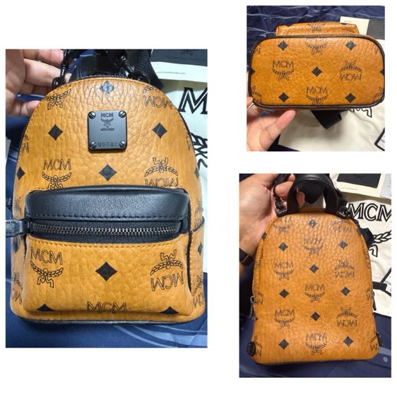 กระเป๋า MCM Stark Crossbody Visetos สี Cognac พร้อมอุปกรณ์ ใหม่เอี่ยม ไม่เคยใช้ รูปที่ 9