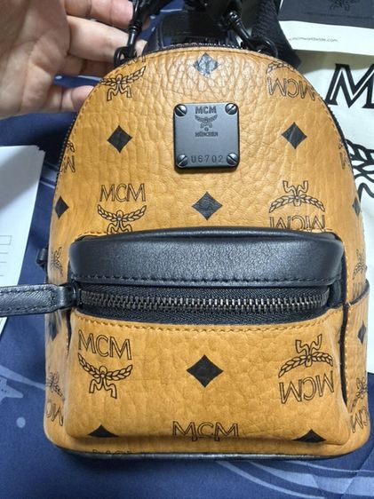 กระเป๋า MCM Stark Crossbody Visetos สี Cognac พร้อมอุปกรณ์ ใหม่เอี่ยม ไม่เคยใช้ รูปที่ 3