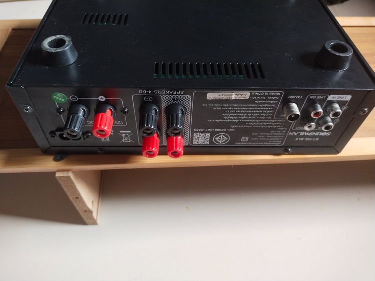 แอมป์ขยายเสียง รุ่น AV-3332 แบรนด์ SOUNDMILAN ใช้ไฟได้ 2ระบบ DC12V - AC220V กำลังวัตต์ 2000w  รูปที่ 13