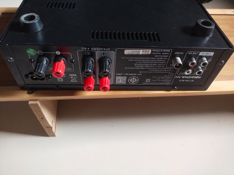 แอมป์ขยายเสียง รุ่น AV-3332 แบรนด์ SOUNDMILAN ใช้ไฟได้ 2ระบบ DC12V - AC220V กำลังวัตต์ 2000w  รูปที่ 10