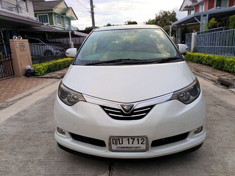 Toyota Estima 2007 2.4 Hybrid E-Four 4WD Utility-car ไฮบริด เกียร์อัตโนมัติ ขาว