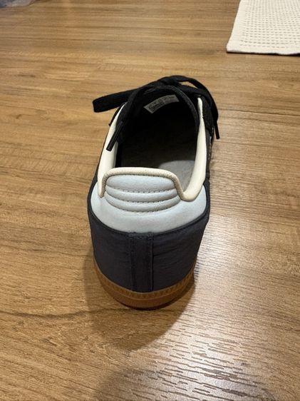 Adidas samba สีดำขีดฟ้า ไซส์40.5 ของแท้ สภาพ99เปอ รูปที่ 5