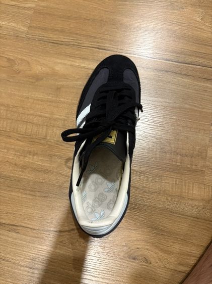 Adidas samba สีดำขีดฟ้า ไซส์40.5 ของแท้ สภาพ99เปอ รูปที่ 4