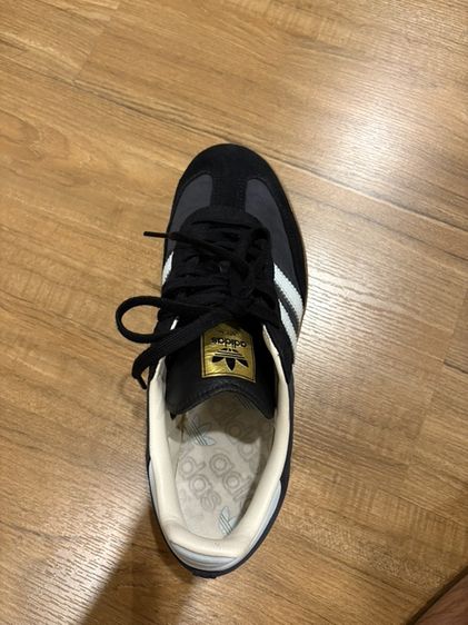 Adidas samba สีดำขีดฟ้า ไซส์40.5 ของแท้ สภาพ99เปอ รูปที่ 8