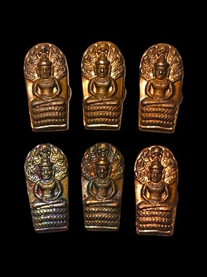 พระนาคปรก ที่ระลึกฉลองพระประธาน หลวงปู่มหาศิลา สิริจันโท เนื้อทองแดง ผู้ชนะรับพระ 6 องค์ครับ