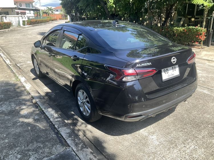 Nissan Almera 2024 1.0 EL Sedan เบนซิน ไม่ติดแก๊ส เกียร์อัตโนมัติ ดำ รูปที่ 4