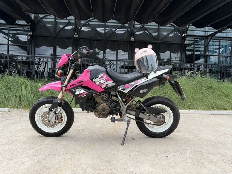 Kawasaki KSR 2013 สตาร์ทมือ สีชมพู-ดำ พร้อมทะเบียนสวย 9090 สภาพเดิมๆ ไมล์น้อย