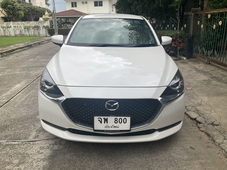 Mazda Mazda 2 2022 1.3 C Sports Sedan เบนซิน ไม่ติดแก๊ส เกียร์อัตโนมัติ ขาว รูปที่ 2