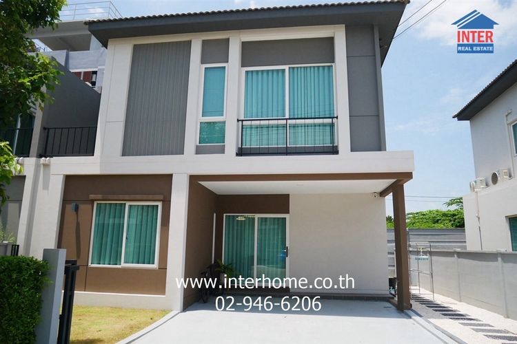 บ้านเเฝด 2 ชั้น 45.4 ตร.ว. หมู่บ้านแกรนด์พลีโน่ พระราม9 - มอเตอร์เวย์ ถนนพัฒนาชนบท4 ถนนกาญจนาภิเษก ถนนร่มเกล้าซอย1 เขตลาดกระบัง กรุงเทพ รูปที่ 2