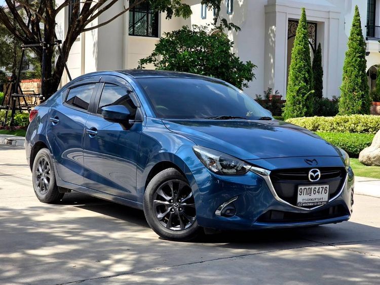 Mazda Mazda 2 2019 1.3 High Connect Sedan เบนซิน ไม่ติดแก๊ส เกียร์อัตโนมัติ น้ำเงิน รูปที่ 4
