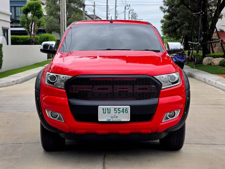 Ford Ranger 2017 2.2 Hi-Rider XLT Pickup ดีเซล ไม่ติดแก๊ส เกียร์อัตโนมัติ เขียว รูปที่ 3