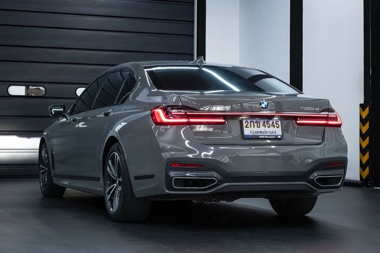 BMW Series 7 2022 730Ld Sedan ดีเซล ไม่ติดแก๊ส เกียร์อัตโนมัติ เทา รูปที่ 3