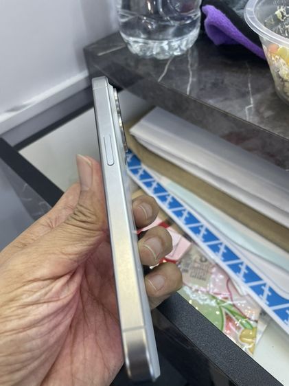 ขาย iPhone 15pro 256g battery 87 สีขาว ครบกล่อง ไม่มีรอย ใช้งานปกติ ราคา 23900 บาท นัดรับ กทม รูปที่ 7