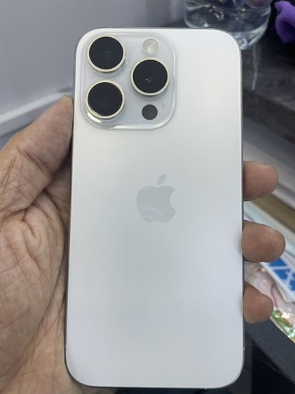 ขาย iPhone 15pro 256g battery 87 สีขาว ครบกล่อง ไม่มีรอย ใช้งานปกติ ราคา 23900 บาท นัดรับ กทม รูปที่ 6