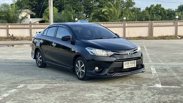 Toyota Vios 2014 1.5 E Sedan เบนซิน ไม่ติดแก๊ส เกียร์อัตโนมัติ ดำ รูปที่ 3