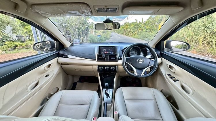 Toyota Vios 2014 1.5 E Sedan เบนซิน ไม่ติดแก๊ส เกียร์อัตโนมัติ ดำ รูปที่ 4