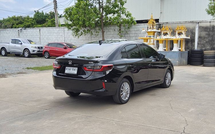 Honda City 2022 1.0 V Sedan เบนซิน ไม่ติดแก๊ส เกียร์อัตโนมัติ ดำ รูปที่ 4